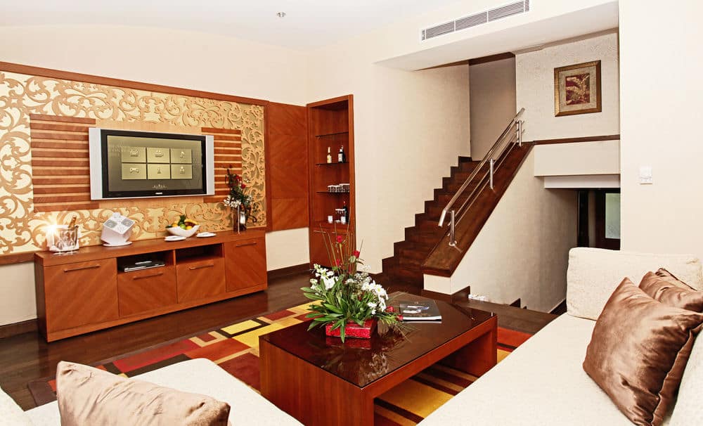 Grand Deluxe Villa with Private Garden - Гостиная