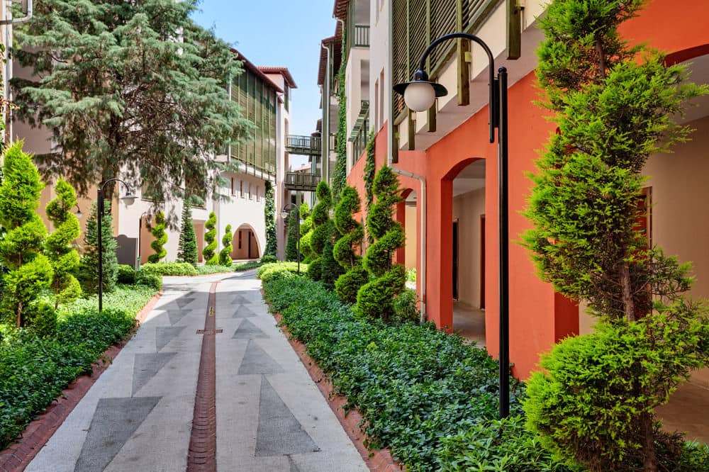 Территория отеля