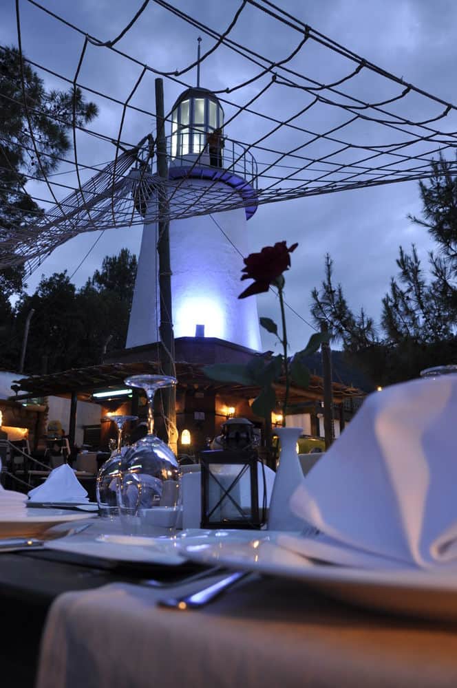 Обед на террасе