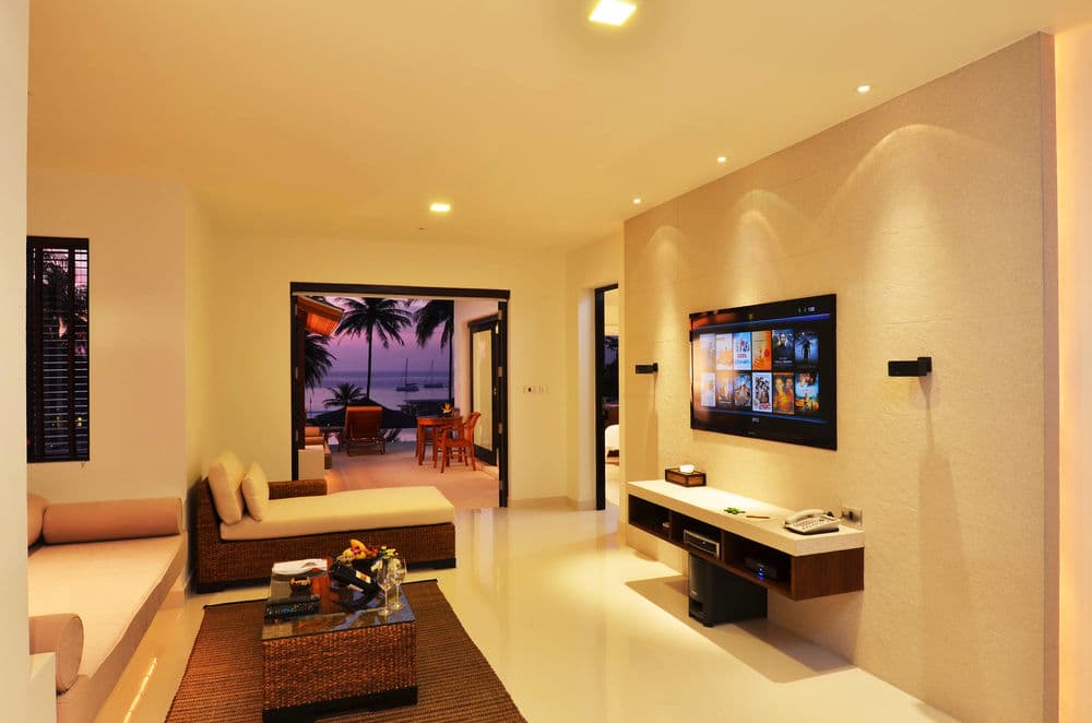 2 Bedroom Grand Pool Suite - Compulsory Roundtrip Boat Transfer pay at hotel - Зона гостиной