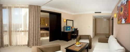 Люкс, 1 спальня, балкон - Зона гостиной