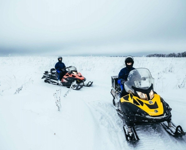 Снегоходы и подледная рыбалка в Мурманске